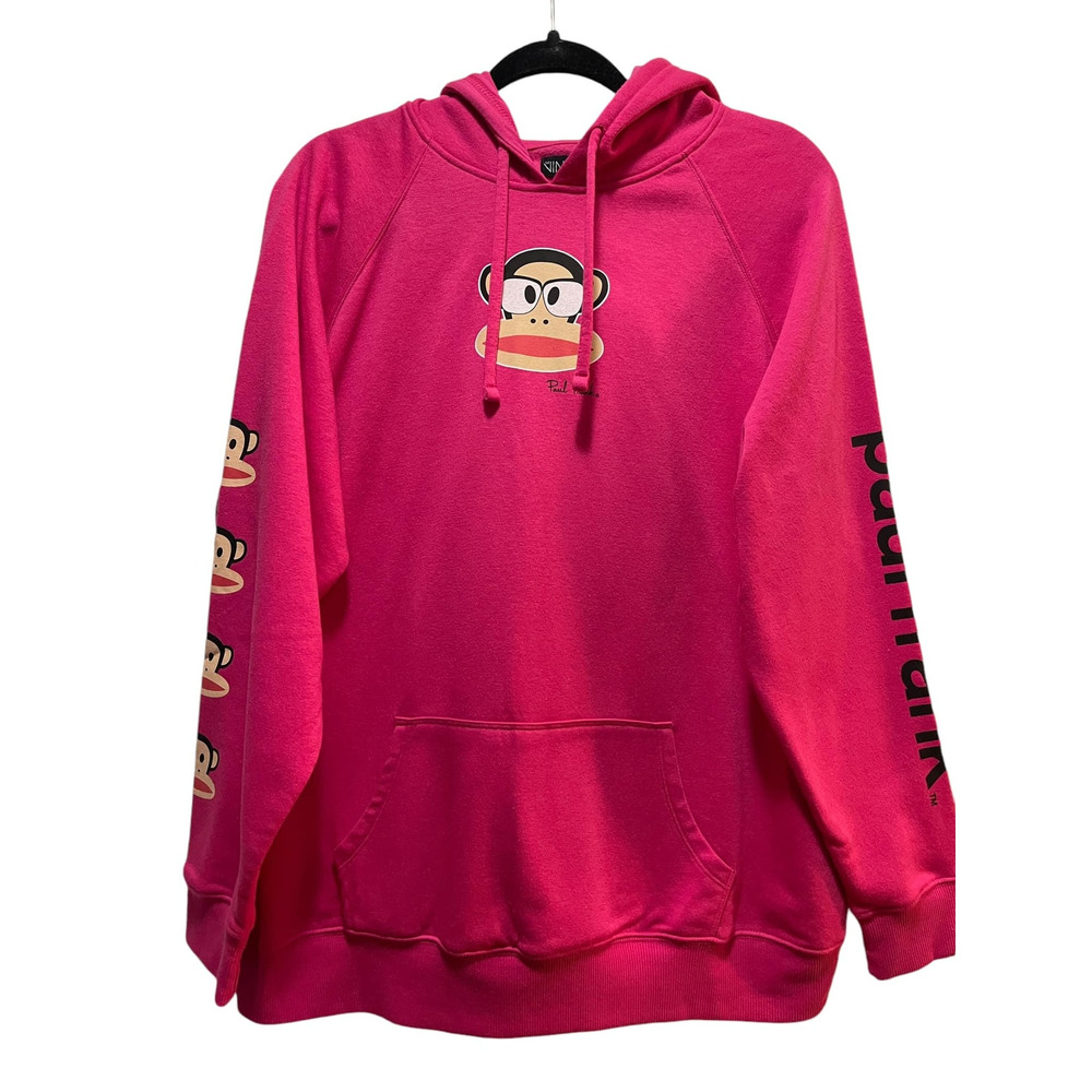 Torrid 3 (3x 22/24) Paul Frank Monkey Punk Retro Cozy Fleece Hoodie Sweatshirt